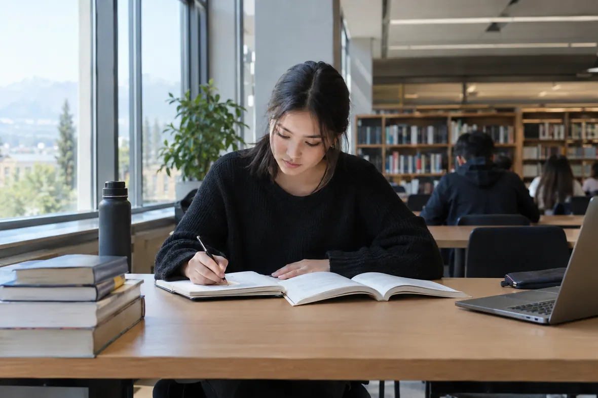キルギスで学ぶ学生のイメージ